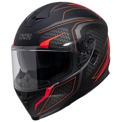 Casca Moto IXS 1100 2.4 MATT BLACK-RED